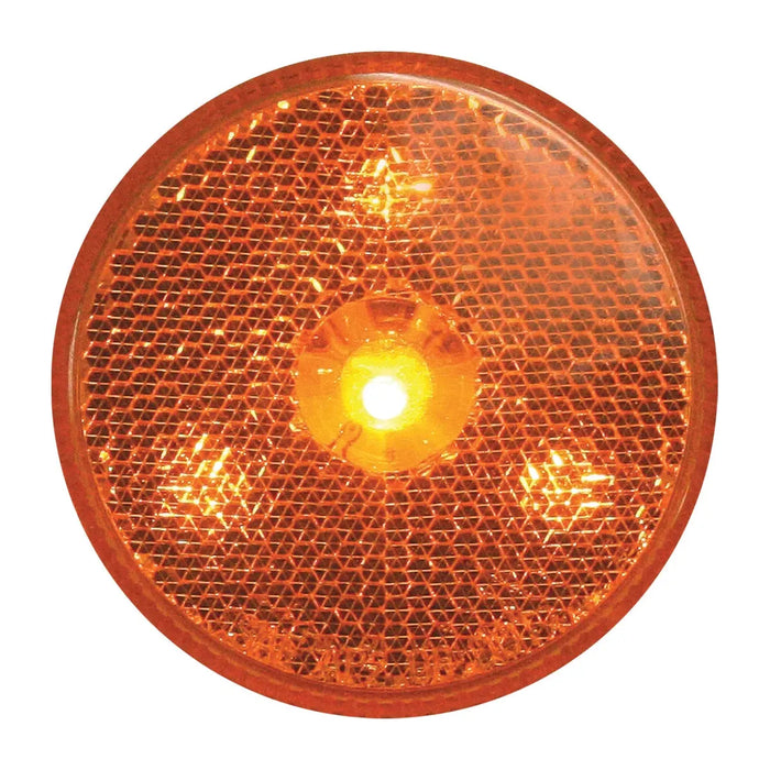 Sienna 2-1/2″ Reflector Style LED Light (Choose Color) 2.5" led light amber/amber,amber/clear,red/red,red/clear