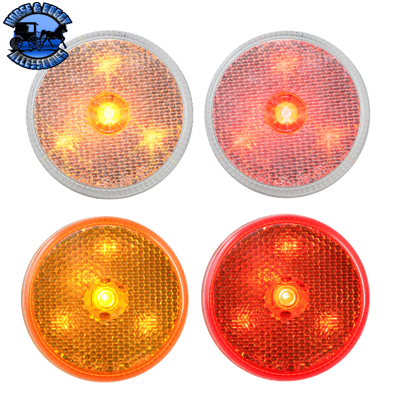 2-1/2" Reflector Style LED Light (Choose Color)