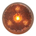 Sienna 76971 2.5" REFLECTOR AMBER MARKER 4-LED LIGHT, CLEAR LENS 2.5" ROUND