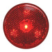 Brown 2-1/2″ Reflector Style LED Light (Choose Color) 2.5" led light red/red