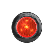 76977 2-1/2" LED Light with Reflector, Red Firebrick
