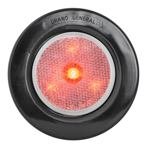 76978 2-1/2" LED Light with Reflector, Red/Clear Dark Salmon