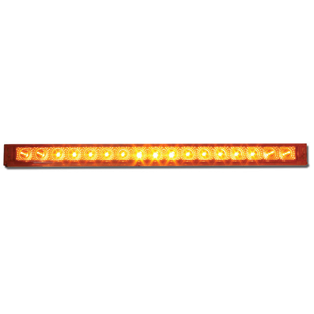 76980 Spyder Series 20" LED Single Row Light Bar, Amber Chocolate