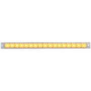 76981 Spyder Series 20" LED Single Row Light Bar, Amber/Clear Tan