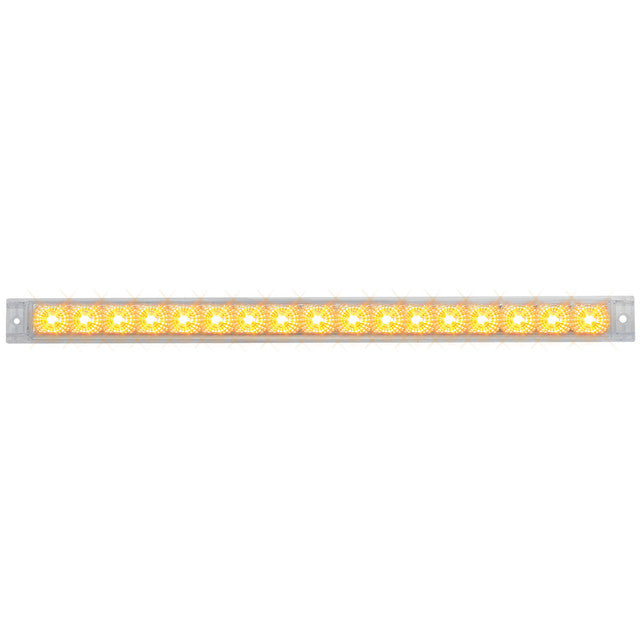 76981 Spyder Series 20" LED Single Row Light Bar, Amber/Clear Tan