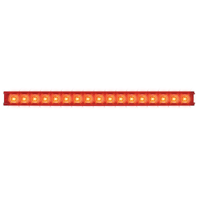 76982 Spyder Series 20" LED Single Row Light Bar, Red Antique White