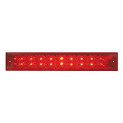76987 Spyder Series 12" LED Double Row Light Bar, Red Firebrick