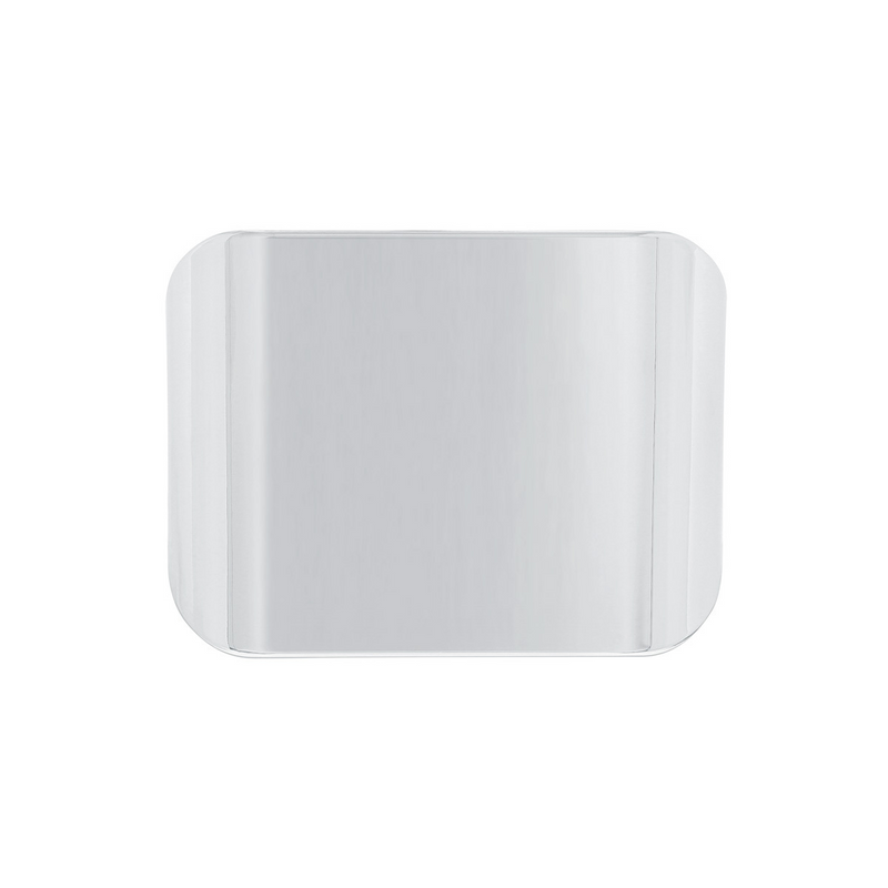 Chrome Plastic Hitch Cover For 2" X 2" Trailer Hitch Receivers