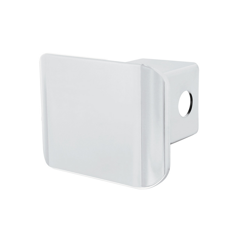 Chrome Plastic Hitch Cover For 2" X 2" Trailer Hitch Receivers