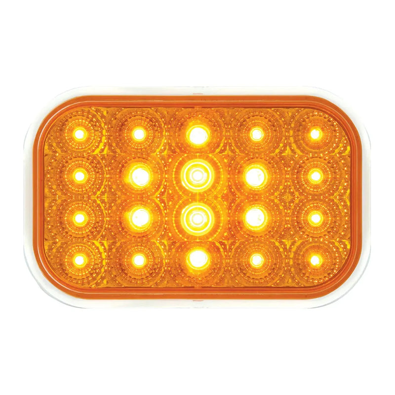 77010BP Rectangular Spyder LED Light (AMBER/AMBER) #77010BP LED Rectangular Light Chocolate
