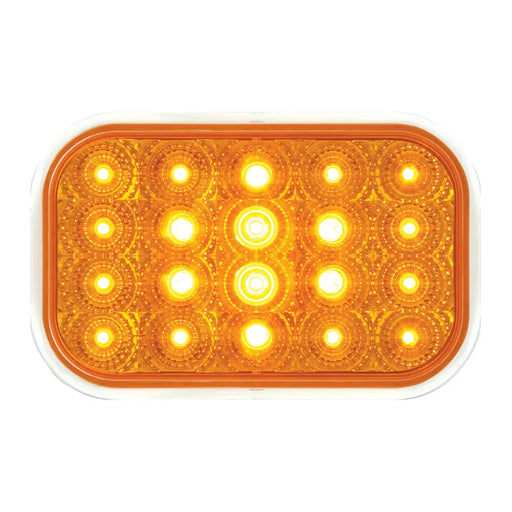 Chocolate 77010BP Rectangular Spyder LED Light (AMBER/AMBER) #77010BP LED Rectangular Light