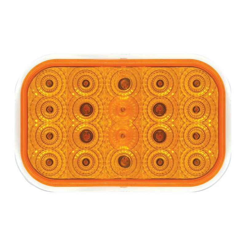 77010BP Rectangular Spyder LED Light (AMBER/AMBER) #77010BP LED Rectangular Light Chocolate