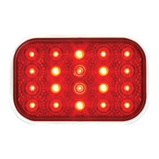 77013BP Rectangular Spyder LED Light (RED/RED) #77013BP LED Rectangular Light Firebrick