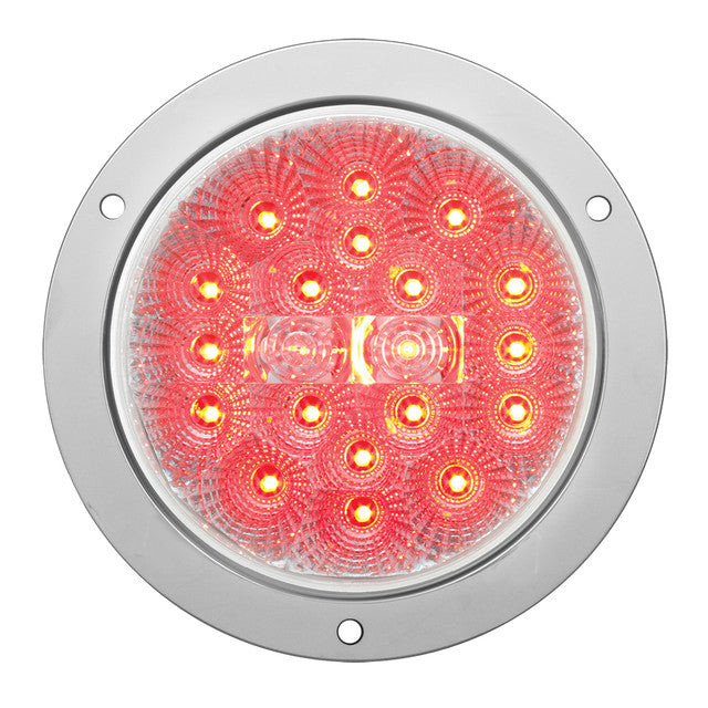 4" SPYDER DE PERFIL BAJO ROJO/LED CLARO CON LLANTA CR. Y COLA