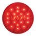 Firebrick 4" LOW PROFILE SPYDER RED 20 LED LIGHT, RED LENS 4" ROUND