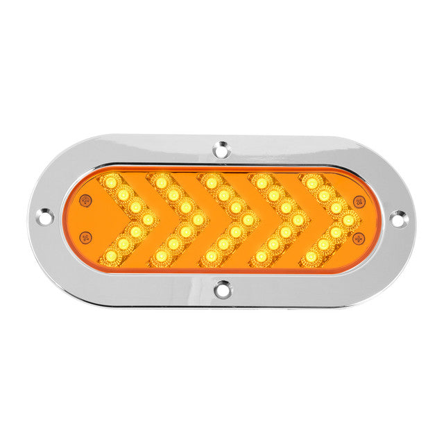 LUZ LED OVALADA ÁMBAR/FLECHA ÁMBAR CON CR. LLANTA Y COLETA
