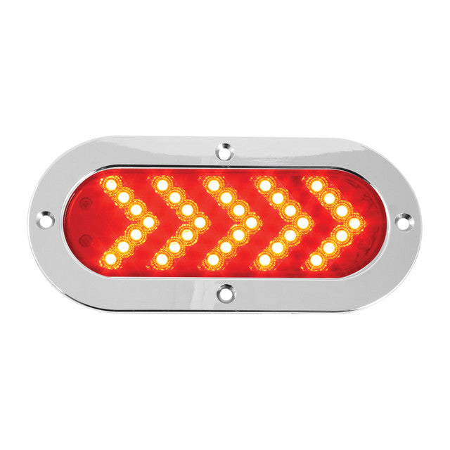 77136 Spyder Series Oval Sequential Arrow Mid-Turn LED Light