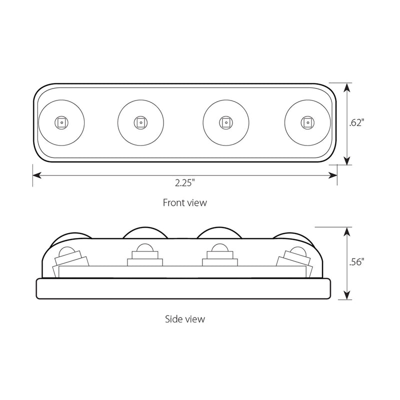 77141 Small Thin Line Surface Mount LED Light