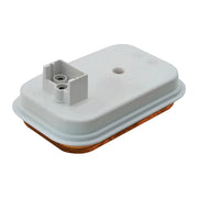 77184 Rectangular Pearl LED Light (WHITE/CLEAR) #77184 LED Rectangular Light Gray