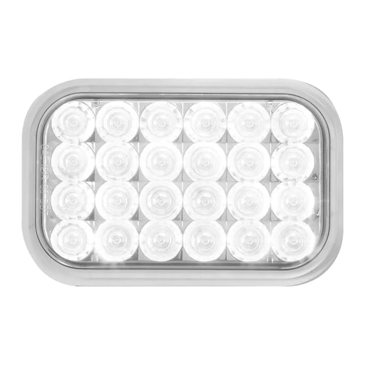 Lavender 77184 Rectangular Pearl LED Light (WHITE/CLEAR) #77184 LED Rectangular Light