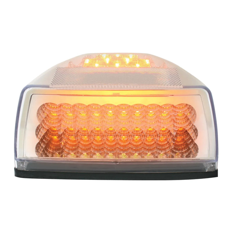 77233 SPYDER AMBER 42LED TURN SIGNAL LIGHT FOR PETE, CLEAR LENS Peterbilt Turn Signal Dark Salmon