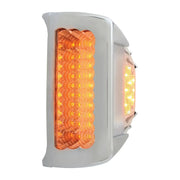 77235 SPYDER AMBER/CLEAR 42-LED TURN SIGNAL LIGHT W/ CR. PL. COVER turn signal Gray