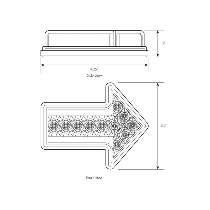 77361 Spyder Series Arrow LED Light
