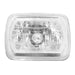 Light Gray Rectangular Halogen Headlamps RECTANGULAR 7.85X5.6" (HALO FEATURED)