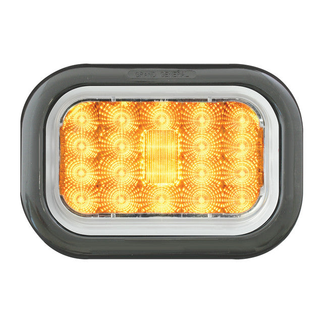 77471 Spyder Series Rectangular High Profile LED Light, Amber/Amber