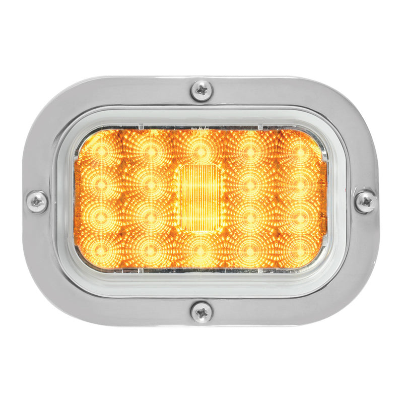 77481 Spyder Series Rectangular High Profile LED Light, Amber/Amber