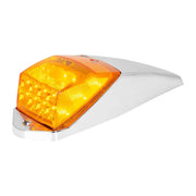 77564 SPYDER AMBER/AMBER 17 LEDS G5K CAB LIGHT, CR. PL. HOUSING [new style] Light Gray