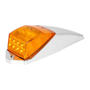 77564 SPYDER AMBER/AMBER 17 LEDS G5K CAB LIGHT, CR. PL. HOUSING [new style] Light Gray