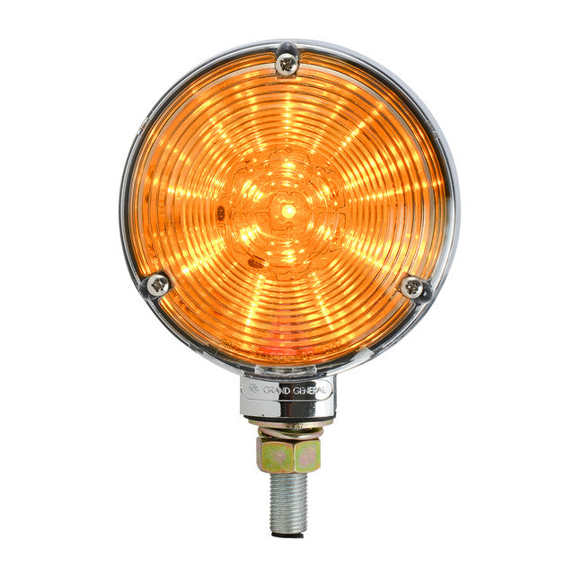 77612 4" Double Face Star LED Light, Amber/Clear