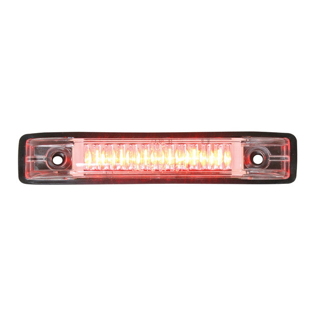 77653 Thin Line LED Light, Red/Clear
