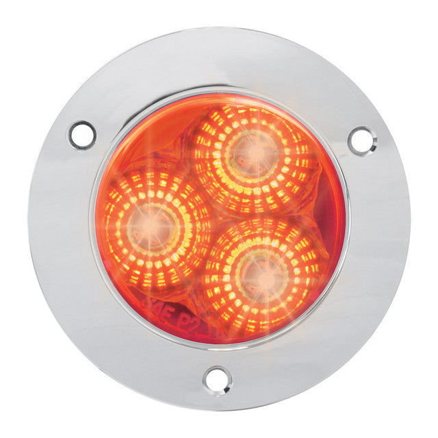 77672 Spyder Series 2-1/2" Beehive LED Light, Red/Red