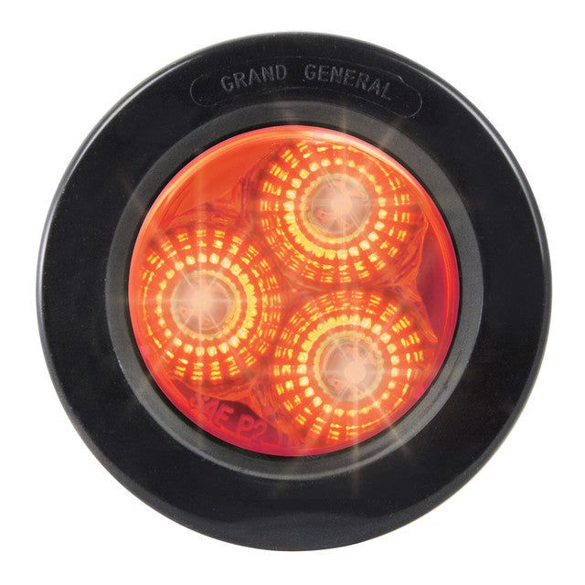 77682 Spyder Series 2-1/2" Beehive LED Light, Red/Red