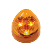 77690 2.5" SPYDER AMBER BEEHIVE 3 LED LIGHT, AMBER LENS Chocolate