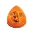 77690 2.5" SPYDER AMBER BEEHIVE 3 LED LIGHT, AMBER LENS Chocolate