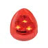 77692 2.5" SPYDER RED BEEHIVE 3 LED LIGHT, RED LENS BEEHIVE Chocolate