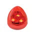 Chocolate 77692 2.5" SPYDER RED BEEHIVE 3 LED LIGHT, RED LENS BEEHIVE