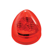 77692 2.5" SPYDER RED BEEHIVE 3 LED LIGHT, RED LENS BEEHIVE Firebrick