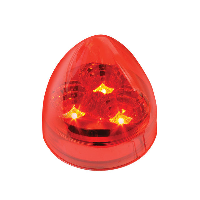 77752 Spyder Series 2" Beehive LED Light, Red/Red