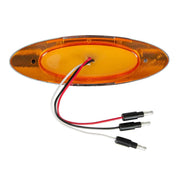 77838 ULTRA THIN SPYDER Y2K RED/CLEAR 7 LED LIGHT W/VISOR, HIGH/LOW THIN MARKER LIGHT Chocolate