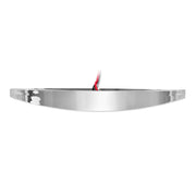 77838 ULTRA THIN SPYDER Y2K RED/CLEAR 7 LED LIGHT W/VISOR, HIGH/LOW THIN MARKER LIGHT Gray
