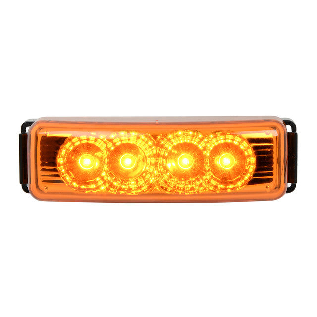 77850 Spyder Series Medium Rectangular LED Light (Amber)