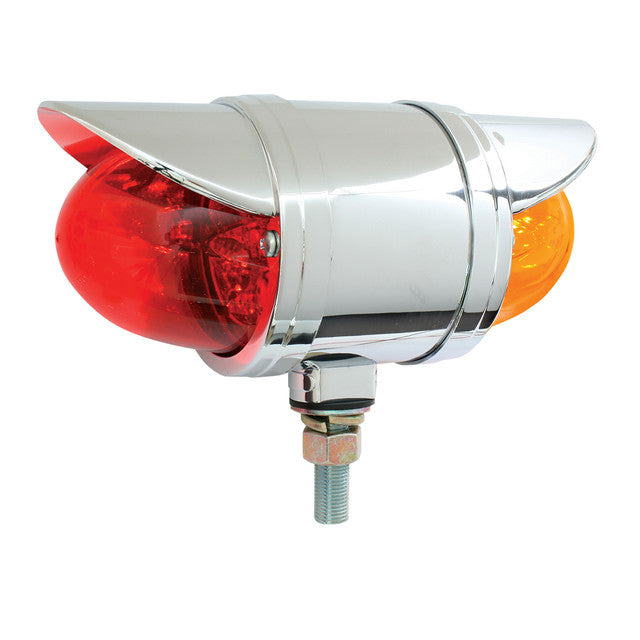 77933 Spyder Series Double Face LED Light (Amber/Red)