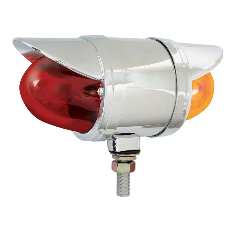 CR. DIE CAST REGULAR LIGHT AM/AM LIGHT W/CR. RIM & VISOR Gray