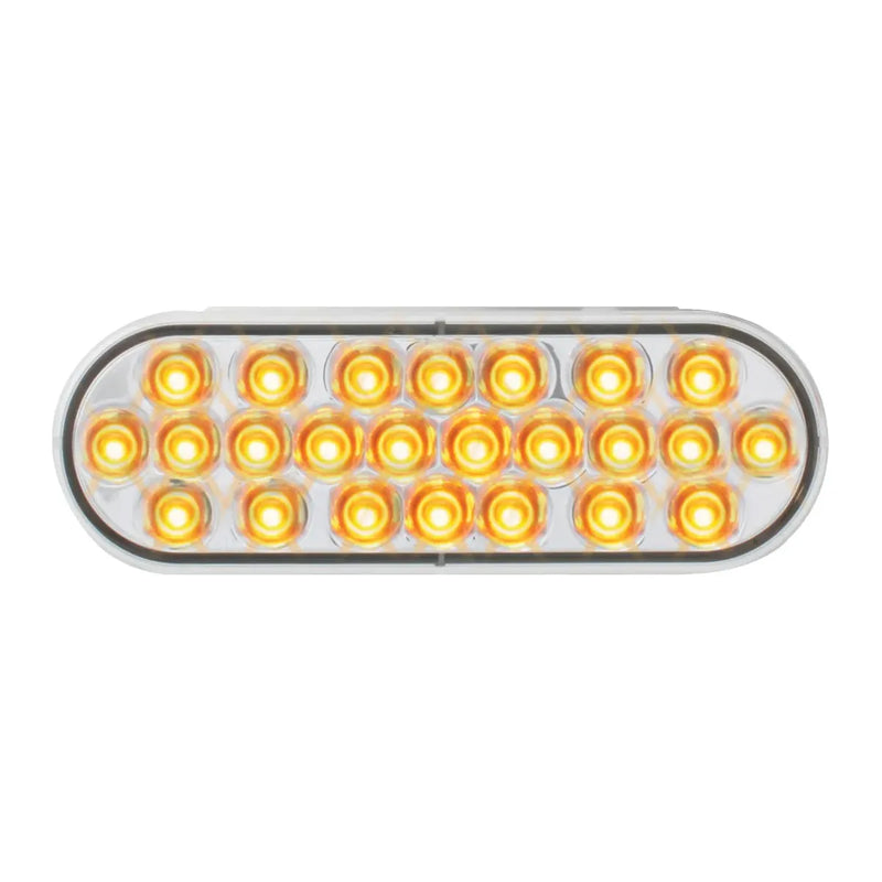 89168 Chrome Plated Steel Triple Light L Shape Mounting Bracket with Oval Sealed Lights Light Gray