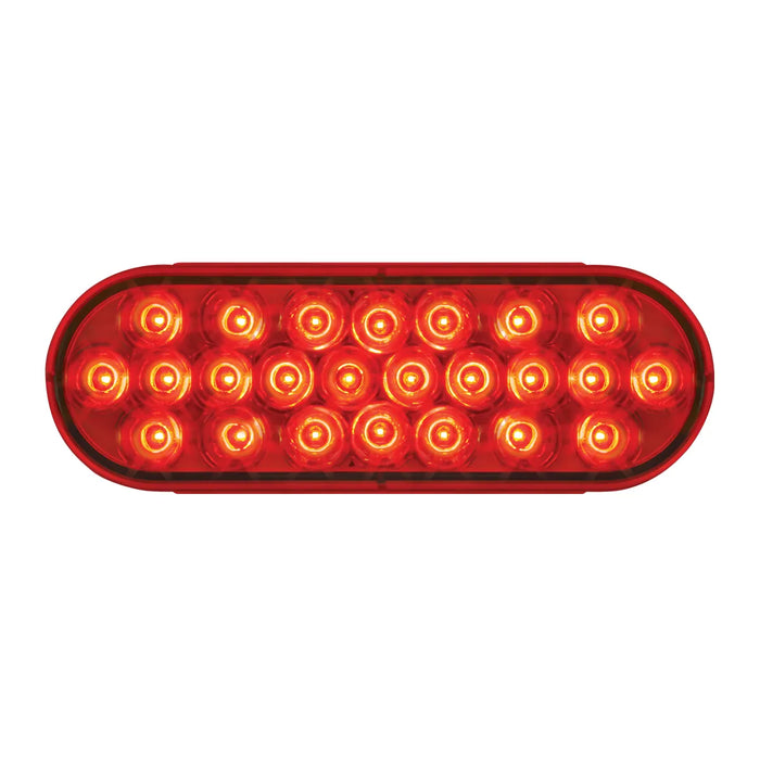 Firebrick Oval Pearl LED Light 6" OVAL amber/clear (light only),amber/amber (light only),red/red (light only),red/clear (light only)