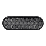 Smoked 6" Oval Pearl LED Light Smoke Lens (choose color) 6" OVAL amber,red,white Dark Slate Gray